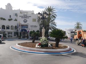 Entrance to Marbella port